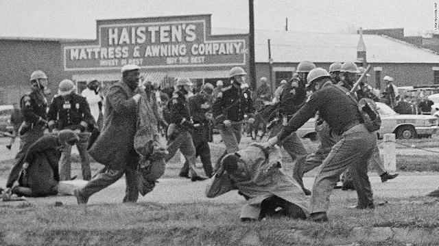 John Lewis beaten in Selma, Alabama in 1965