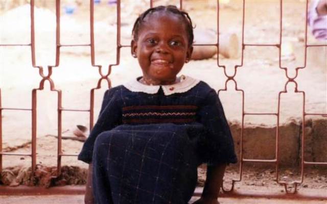 Mabinty Bangura,  an orphan, in Sierra Leone