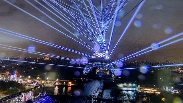 Paris Olympics Open Ceremony - Eiffel Tower Lights,  July 26, 2024