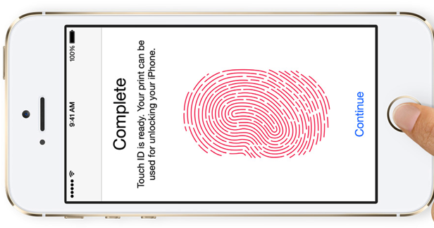 iPhone 5S: Touch ID — a ?ngerprint (and other parts?) identity sensor to unlock iPhone 5S