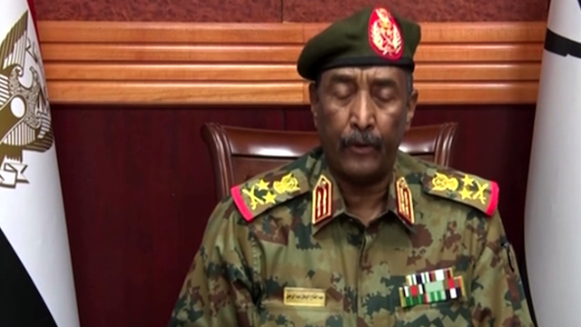 General Abdel Fattah al-Burhan, military leader,  Sudan, in October 25, 2021