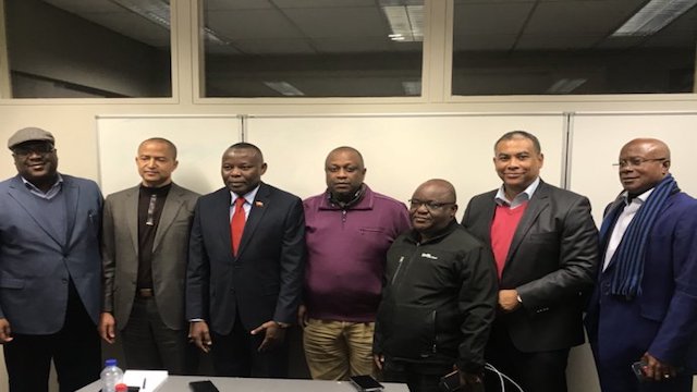 DRC Elections:  some of the main opposition leaders in a meeting in Jan 2018