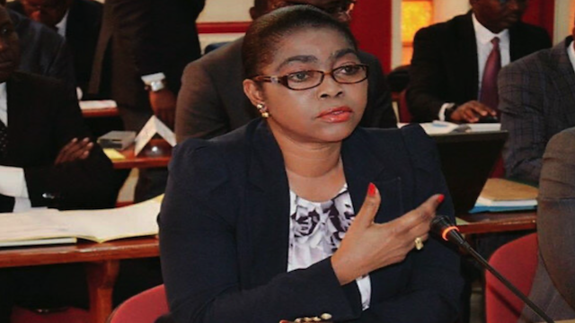 Rose Christiane Raponda as Gabon Finance Minister in 2019