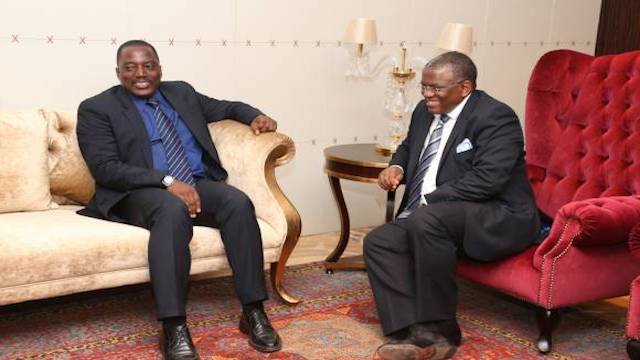 Joseph Kabila and Angola's George Chicoti Rebelo