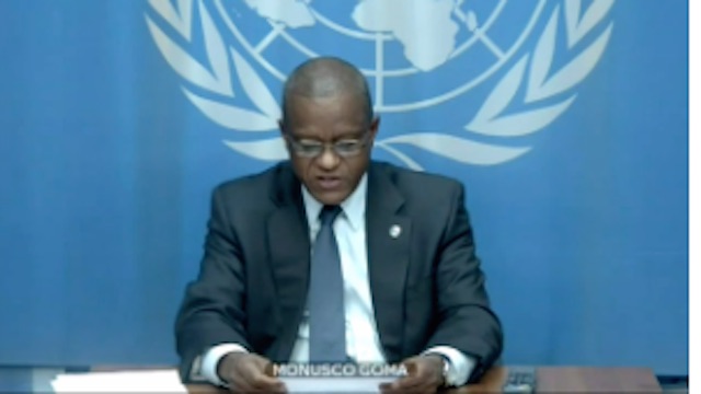 MONUSCO's Maman Sidikou briefing the UN Security Council on Jan 14, 2016