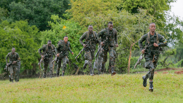 Rwandan Defense Forces Special Forces Training for Deployment, December 2021
