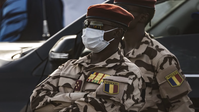  Chad's Idriss Deby's son, General Mahamat Idriss Déby Itno in Djamena, April 20, 2021