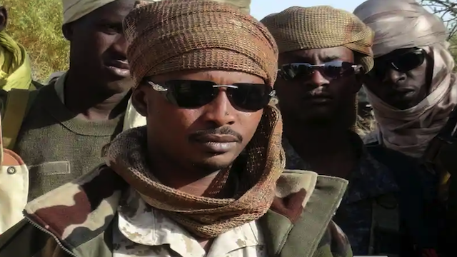   Chad's Idriss Deby's son, General Mahamat Idriss Déby Itno in Djamena,at the front