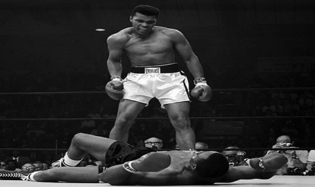 Muhammad Ali and Sony Liston