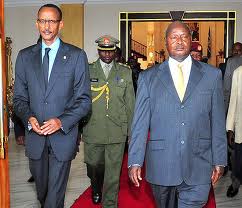 Paul Kagame and Yoweri Museveni, August 2013