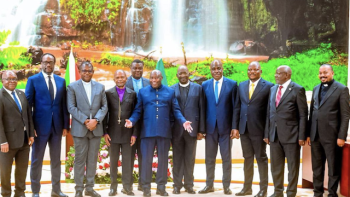 General Evariste Ndayishimiye  with RDC C64 and Religious Leaders in Bujumbura on July 6, 2026