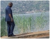 Former DRC Joseph Kabila, on a Lake,  in 2017