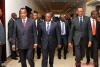 Republic of Congo President Denis Sassou-Nguesso, Paul Kagame, and Joseph Kabila